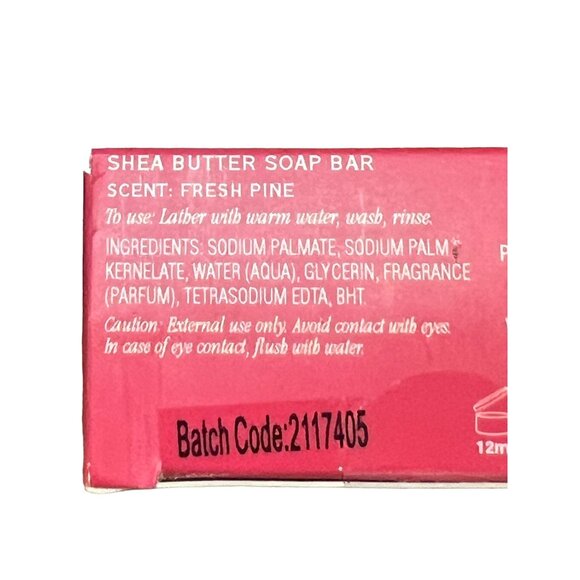 Hannahs Garden Shea Butter Soap Evergreen Pine Scent 3.5 oz NEW - Picture 2 of 2